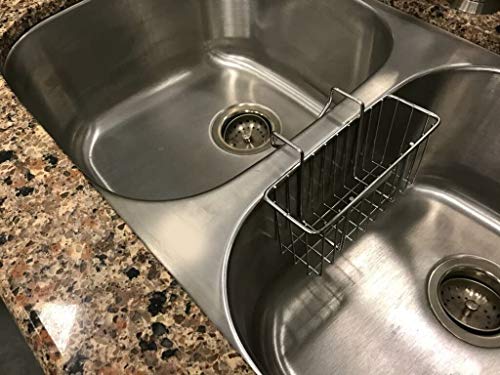 Kitchen Sink Caddy – Slim Stainless Steel Kitchen Sink Organizer by Texasdaddy