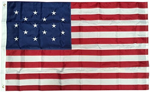 COLIBYOU 3x5 Ft Nylon Embroidered 15 Stars Spangled Banner American USA Flag