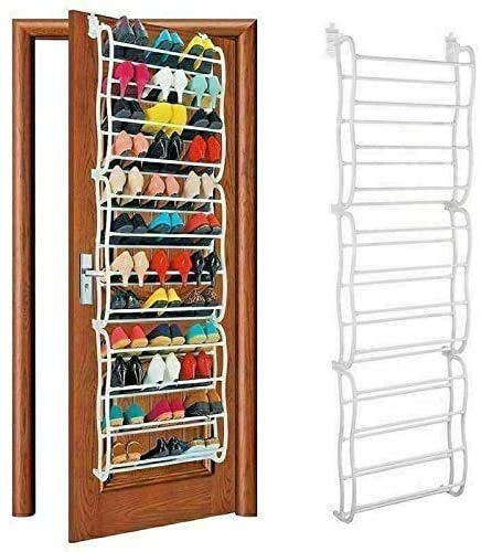 COLIBROX Trade Shop Over-The-Door Shoe Rack 36 Pairs forWall Hanging Closet Organizer Storage Stand