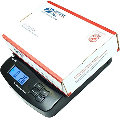 KCHEX 55 Lb X 0.1 Oz Digital Postal Shipping Scale V2 Weight Postage Kitchen Counting (Black)