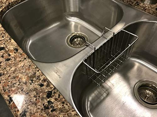 Kitchen Sink Caddy – Slim Stainless Steel Kitchen Sink Organizer by Texasdaddy