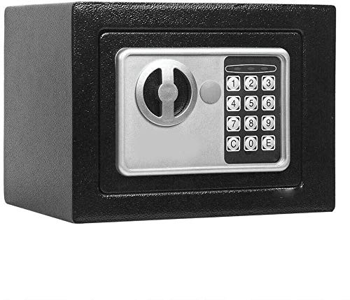 ESKONI Durable Digital Electronic Safe Box Keypad Lock Home Office Hotel Gun Black