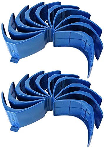 COLIBYOU 20pcs Dove Rest Stand Frame Grill Dwelling Pigeon Perches Roost Bird Supplies Blue Color