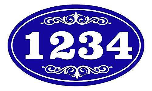 KCHEX House Address Sign Plaque Family Name Aluminum