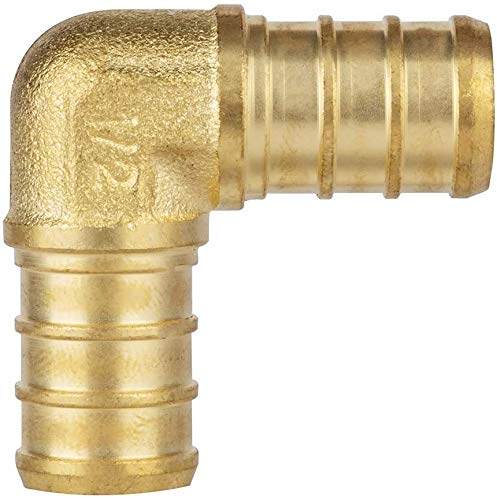 30 PCS 1/2" Brass PEX Fittings 10 Each Elbow, TEE, Couple Reducer