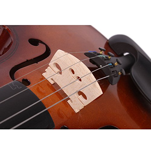 KCHEX 2016 Hot 4/4 Full Size Natural Acoustic Violin Fiddle with Case Bow Rosin