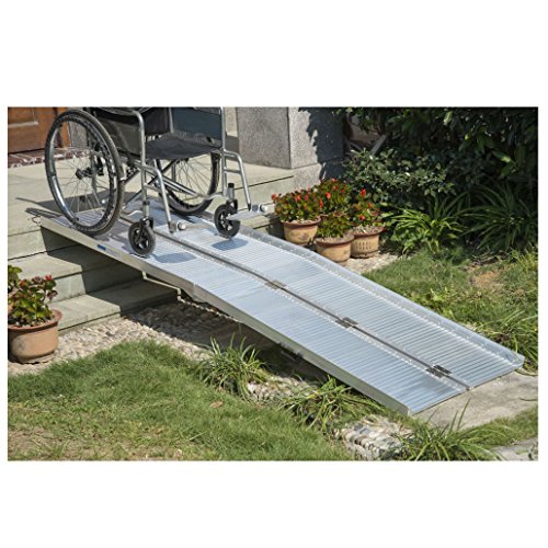 COLIBYOU 10' Folding Portable Suitcase Mobility Wheelchair Threshold Ramp New