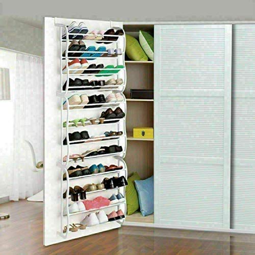 COLIBROX Trade Shop Over-The-Door Shoe Rack 36 Pairs forWall Hanging Closet Organizer Storage Stand