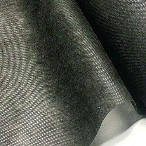 KCHEX Polypropylene Black Interfacing Dust Cover Cloth Fabric 36" inches Wide Cambric