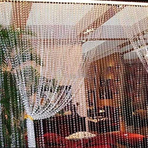 SKEMIX 99FT Garland Diamond Strand Acrylic Crystal Bead Curtain Wedding DIY Party Decor