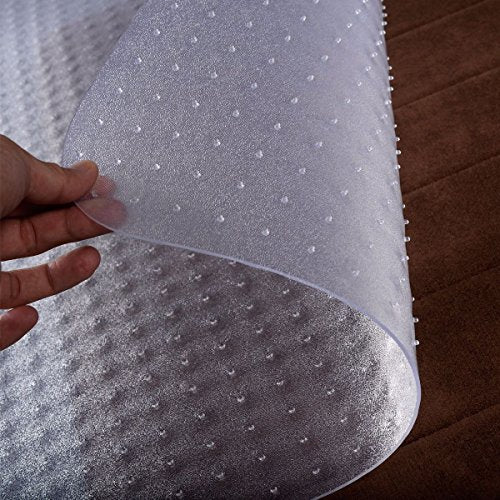 COLIBROX PVC Home Office Chair Floor Mat Studded Back with Lip for Standard Pile Carpet