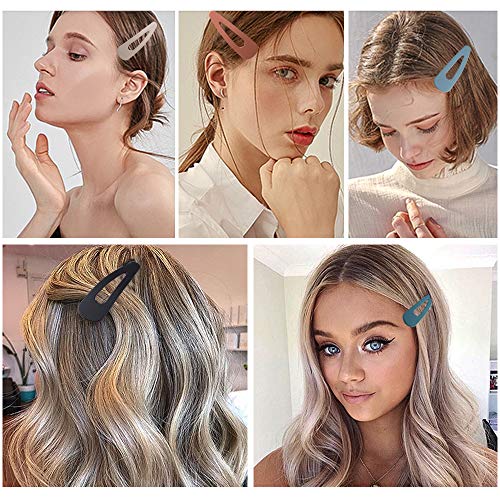 Toysdone Hair Clip Hairpin Girl Bangs Patchon Fastener Hairpin Hair Accessories Girls Hair Ornament Hairpin Pinning Gift (Set of 12 pcs,7 CM)